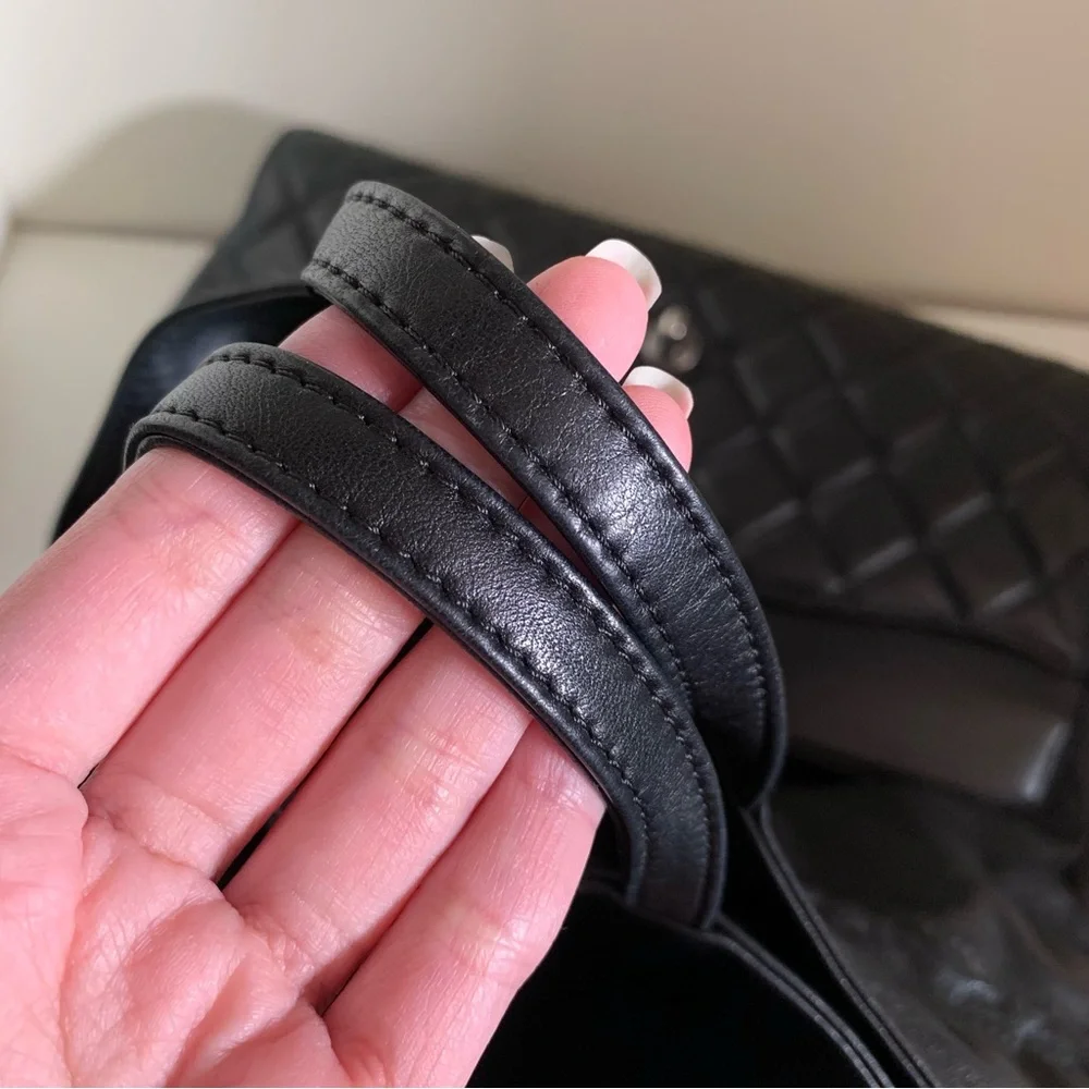 Chanel classic flap convertible tote bag